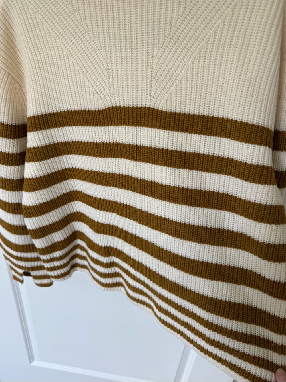 Derek Lam Gracelyn Wool Striped Sweater Size XL - Picture 3 of 8